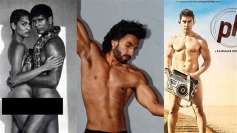 Before Ranveer Singh These Indian Stars Too Went Naked Courted