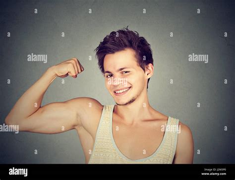 Flexing Biceps Man Hi Res Stock Photography And Images Alamy