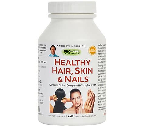 Andrew Lessman Healthy Hair Skin And Nails 240 Capsules