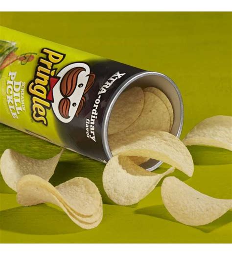 Pringles Potato Crisps Chips Screamin Dill Pickle 55 Oz