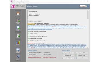 DBA Security Advisor screenshot #3