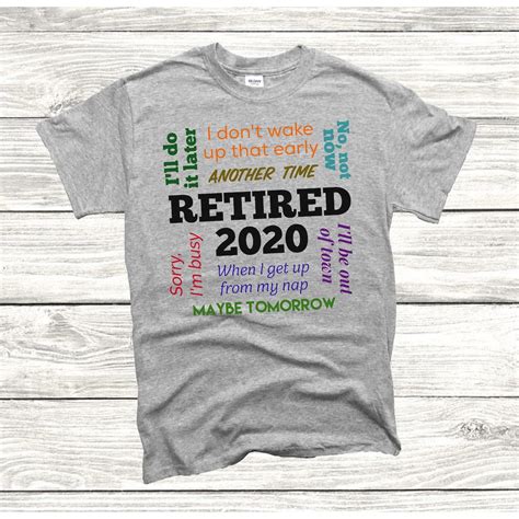 Retirement Shirt Retirement Tshirt Retirement Ts For Men Etsy