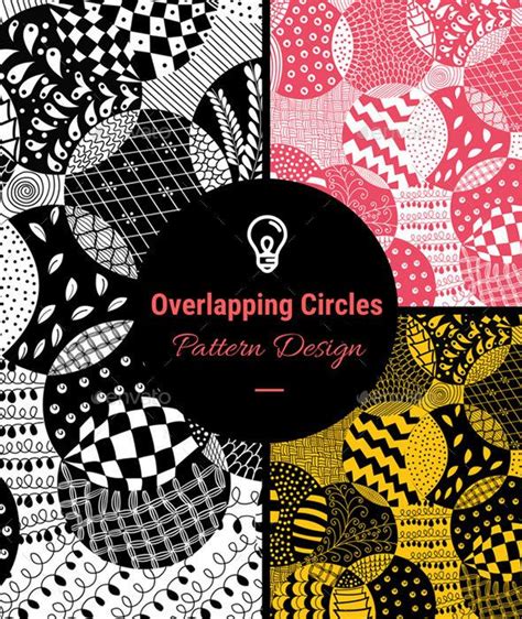 Overlapping Circles Pattern Design Circle Pattern Design Circle