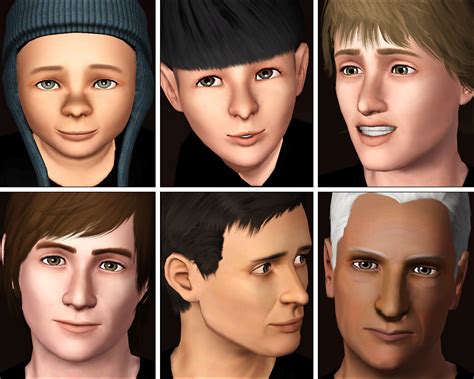 Mod The Sims Ultra Plain Faces Default Non Default