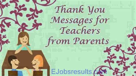 120 Thank You Message For Teacher From Parents
