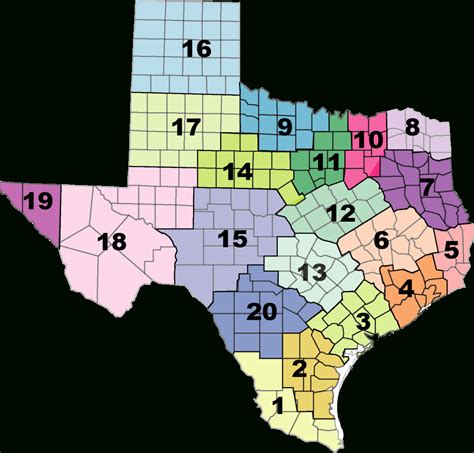 Texas Babe Regions Map United States Map
