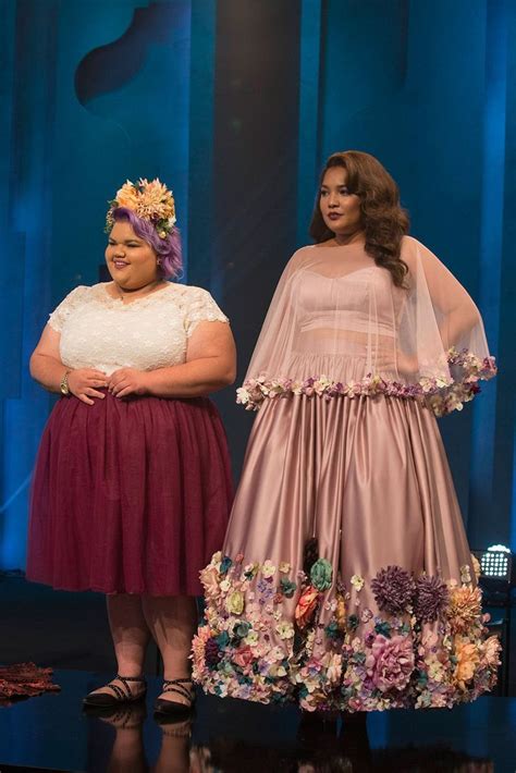 Project Runway Season 14 Winner Ashley Nell Tipton With One Of Her