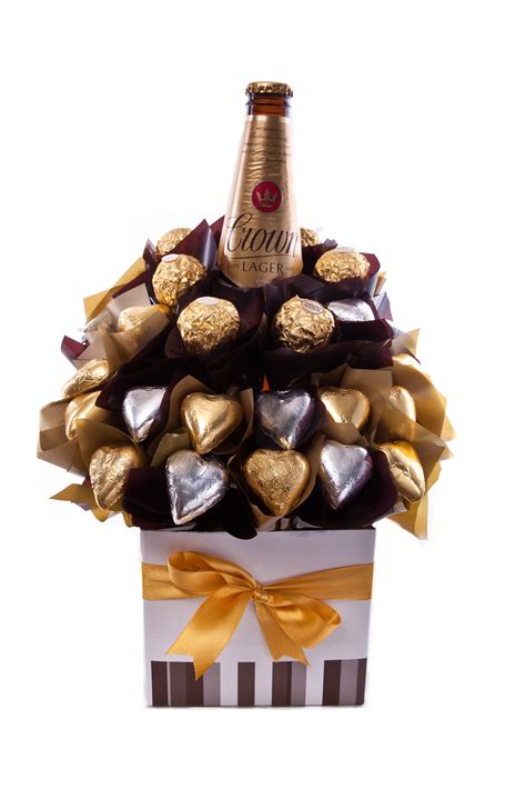 The exciting combos of flower and chocolate gifts are available for many social occasions with our chocolates also come in fascinating combos or chocolate gift hampers. Crowning Glory - Chocolate Hamper