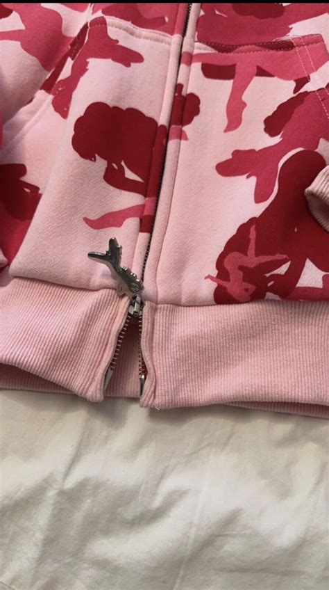 ‘unrealistic Ideals Zip Named Collective Hoodie Pink Camo Sm Ebay
