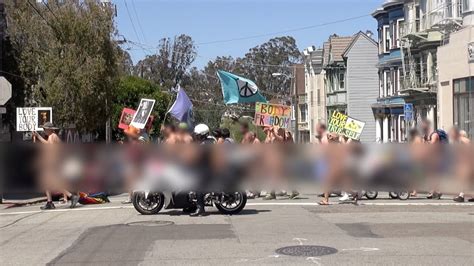 Naked Parade In San Francisco