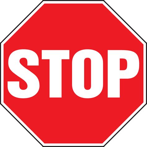 Stop Safety Sign Mast200