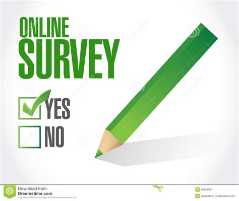 Online Survey Check List Illustration Design Stock Illustration ...