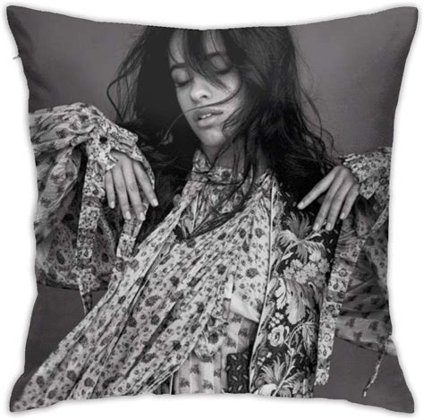 Camila Cabello Polyester Plush Comfy Animated Square Pillow Case 18x18 Lbwc