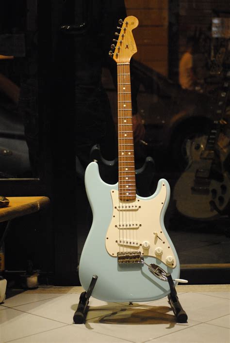Fender Stratocaster Reissue '62 Stratocaster 1992 Sonic Blue Guitar For Sale Rome Vintage Guitars