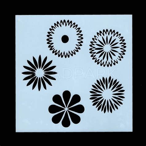 Plastic Reusable Drawing Painting Stencils Templates