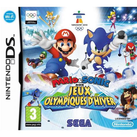 Mario & Sonic Aux Jeux Olympiques D'hiver sur DS, tous les jeux vidéo