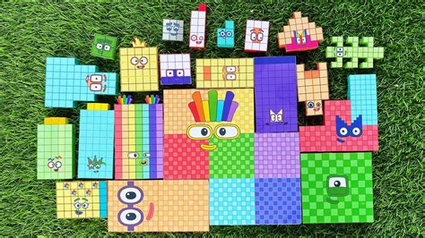 Numberblocks Rainbow Puzzle Tetris Big 700 And 200 Asmr Diy