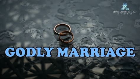 Godly Marriage Part 1 26112021 Youtube