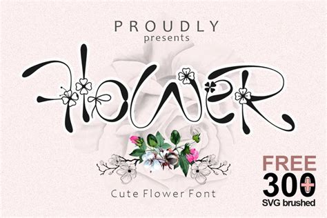 16 Best Flower Fonts For Your Floral Designs 🌸 Design Inspiration