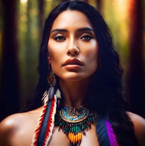 Beautiful Native American Woman In The Forest By Xafoxy On Deviantart