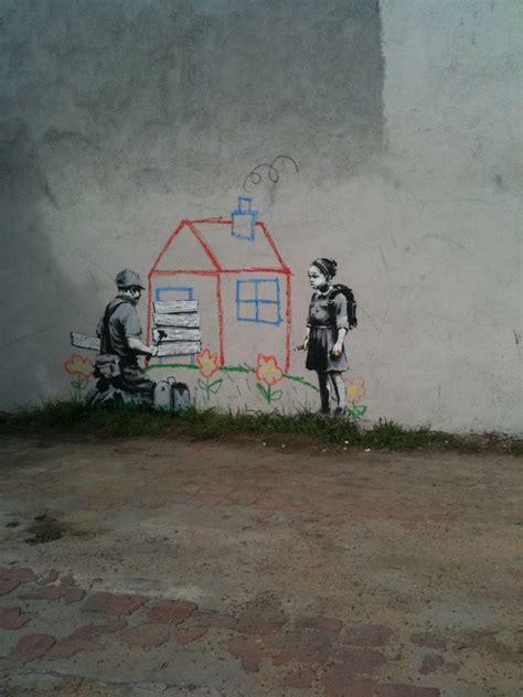 Banksy Kid House New Street Piece In Los Angeles