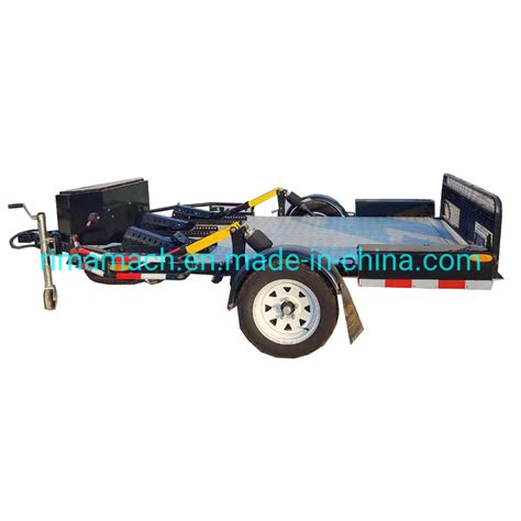 Small Motorcycle Lifting Trailer Tow Behind Trailer With Hydraulic