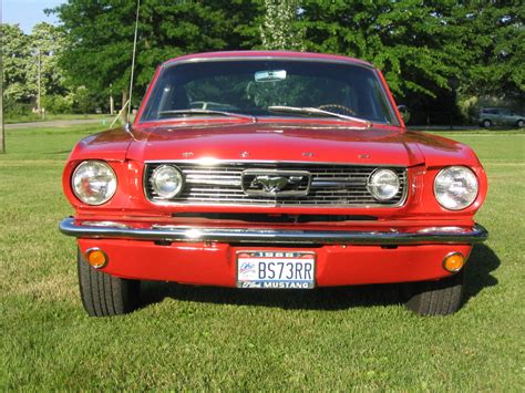 Candy Apple Red 1966 Ford Mustang Gt Fastback