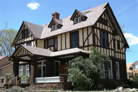 Timbered Frame Tudor Style Example Of Porch That Could Wrap Around Landscape And Urbanism