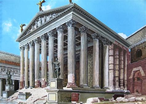 Tempel Der Venus Genetrix Römische Architektur Antikes Rom Rom