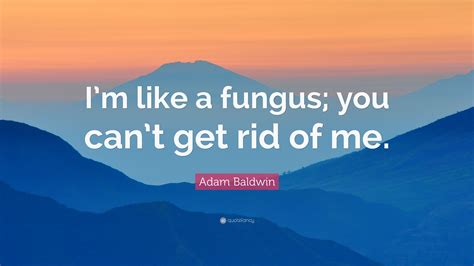 Adam Baldwin Quote Im Like A Fungus You Cant Get Rid Of Me