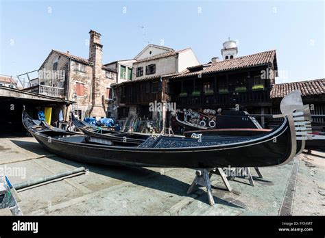 A Black Gondola Always Painted Black Required By A Sumptuary Law Of