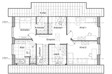 Dachgeschoss, Zweifamilienhaus (Whg. 1) | Haus