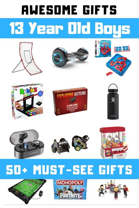 50+ MustSee Gift Ideas for 13 Year Old Boys! This is the top list of