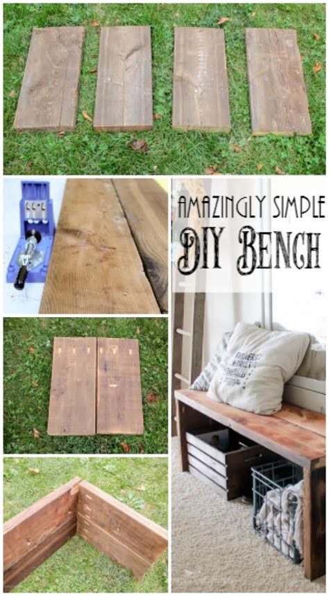 40 Easy Diy Bench Ideas For Indoors With Plans