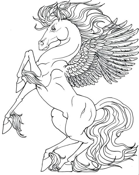 Realistic Pegasus Coloring Pages At Getdrawings Free Download