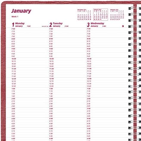 Brownline Essential Weekly Planner Appointment Book Months