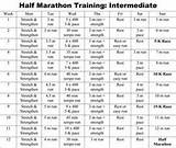 8 Week Beginner Half Marathon Training Schedule