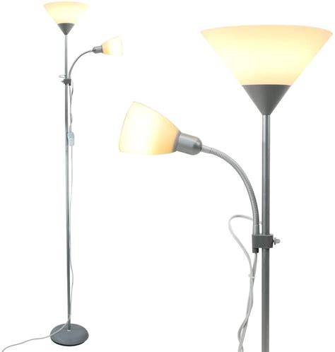 Dllt Modern Floor Lamp 2 Light Torchiere Living Room Floor Lamp With