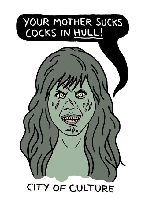 Your Mother Sucks Cocks In Hull The Exorcist Lowbrow Art Mcneil