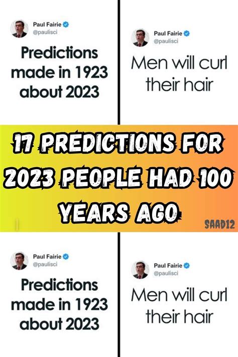 17 Predictions For 2023 People Had 100 Years Ago Artofit
