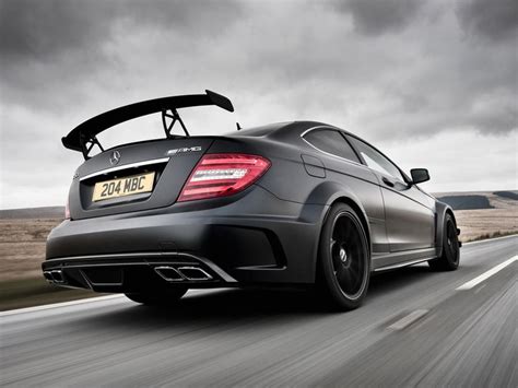 Matte Black C63 AMG Black Series Mercedes C63 Amg Mercedes Amg