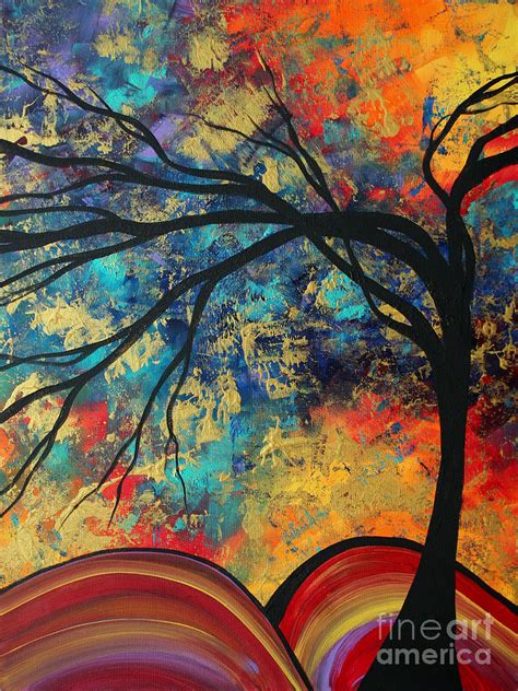 Abstract Art Original Landscape Painting Go Forth Ii By Madart Studios Painting By Megan Duncanson