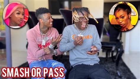 Smash Or Pass With Blueface Celebrity Edition 😍😋 Youtube