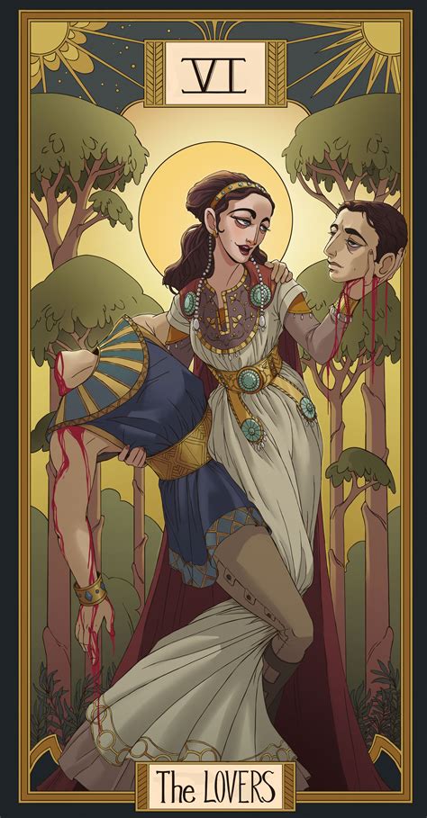The Lovers Tarot For The Character Design Challenge By Kim Stramat