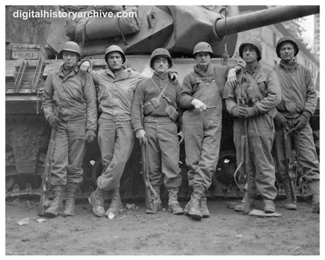 Wwii 21 December 1944 These Six Soldiers Of The 823 Tank Destroyer