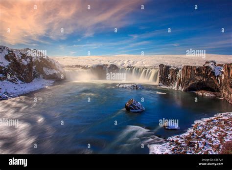Godafoss Icelandic Winter Hi Res Stock Photography And Images Alamy