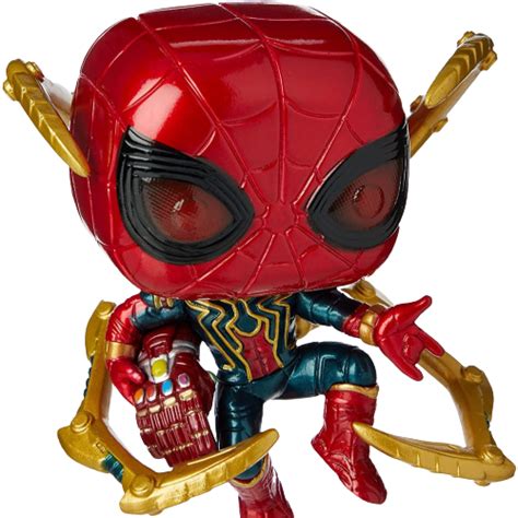 Funko Pop Marvel Avengers Endgame Iron Spider With Nano Gauntlet