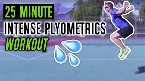 25 Minute Intense Plyometric Training Workout Circuit Bodyweight Only