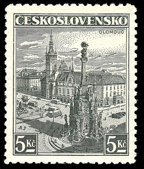 Stamp Ceskoslovensko Olomouc 1936 Olomouc Stamp Old Stamps
