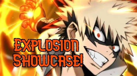 Heroes Online Explosion Quirk Showcase Youtube